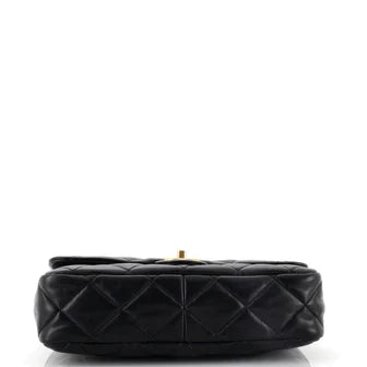 CC Funky Town Flap Bag Quilted Lambskin Large