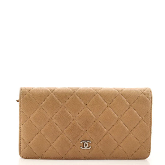 CC L-Yen Wallet Quilted Caviar