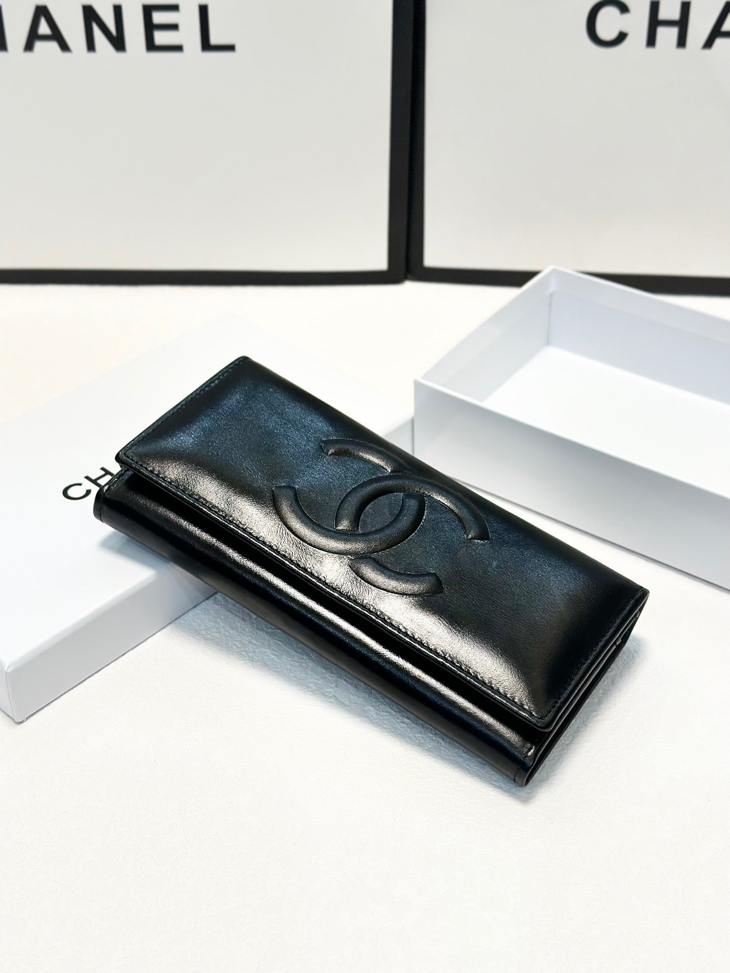 cc new arrival leather wallet size: 19*10 cm
